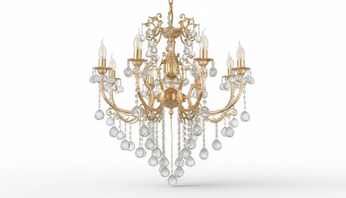 Kroonluchter Kristal Luxe Plafondlamp Kroonluchter Plafondlamp Gouden Lamp