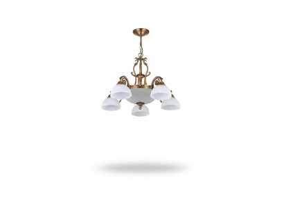 Lampen Plafondlampen Kroonluchter Kandelaar Wit Plafondlamp Glas Goud