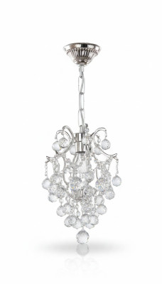 Luxe plafondlamp kroonluchter plafondlamp kristal zilver
