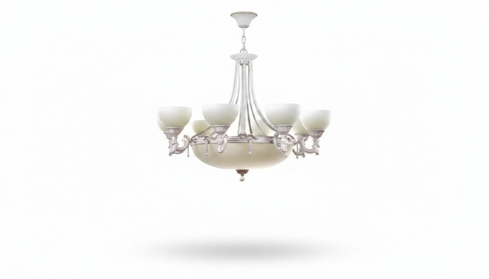 Lampen Plafondlamp Kroonluchter Kroonluchter Wit Plafondlamp Glas Modern