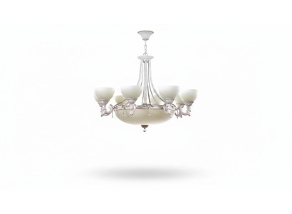 Lampen Plafondlamp Kroonluchter Kroonluchter Wit Plafondlamp Glas Modern