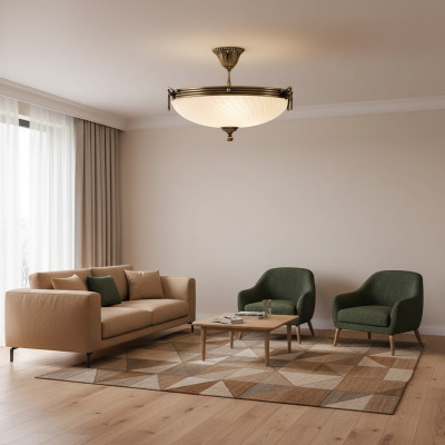 Lampen Kroonluchter Plafondlamp Kandelaar Kroonluchter Glas Wit Atr