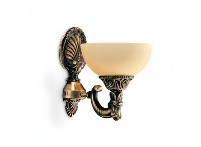 Wandlamp Wandlampen Wandlamp Kroonluchter Wand Lamp Beige Glas Goud