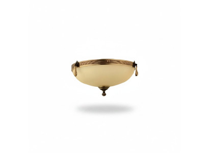 Luchter plafondlamp lamp plafondlamp kroonluchter glas beige Art