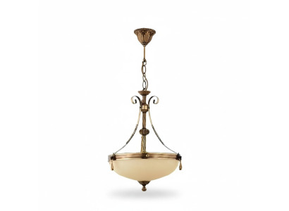Luster plafondlamp lamp plafondlamp kroonluchter glas beige kunst