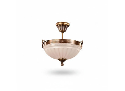 Plafondlamp Beige Plafondlamp Luster Kroonluchter Glas Kunst
