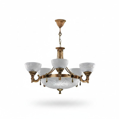 Plafondlampluchter plafondlamplamp kroonluchter glas grijs verlichting
