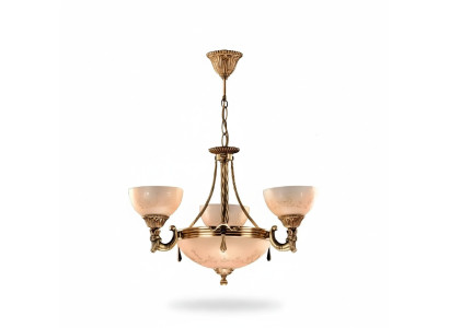 Plafondlamp kroonluchter plafondlamp lamp kroonluchter glas goud beige