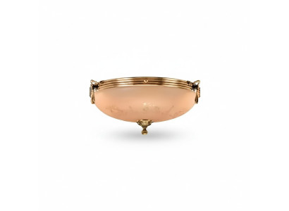 Luster kroonluchter plafondlamp plafondlamp lamp glas goud beige