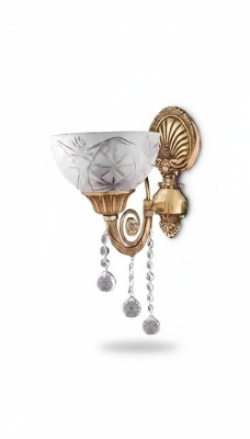 Wandlamp Wandlampen Goud Wandlamp Kroonluchter Wandlampen Grijs Glas