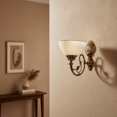 Wandlamp Wandlampen Type Wandlamp Kroonluchter Wandlampen Wit Glas