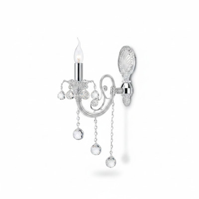 Muur Lamp Wandlamp Wandlamp Wandlampen Kroonluchter Zilver Kristal