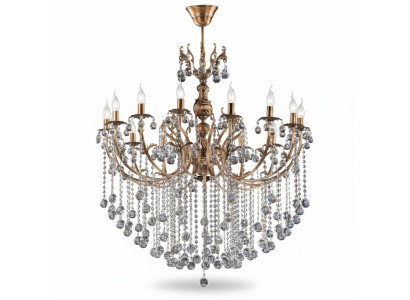 Luxe plafondlamp kroonluchter plafondlamp kroonluchter gouden kristallen lamp.