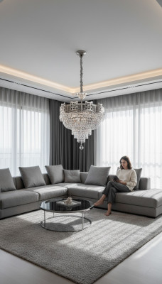 Plafondlamp Luxe Kronkelend Plafondlamp Kroonluchter Zilver Kristallen Lamp