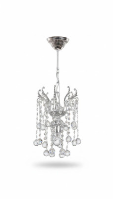 Plafondlamp Luxe Kandelaar Hanglamp Kroonluchter Zilver Kristal