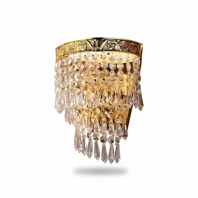 Luster Plafondlamp Luxe Gouden Kroonluchter Kristallen Plafondlamp