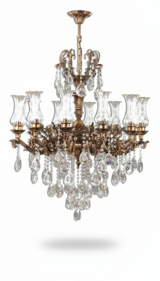 Plafondlamp Plafondluchter Goud Kroonluchter Luchter Kristallen Lamp Lampen