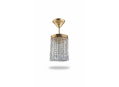 Luster Plafondlamp Lamp Goud Kroonluchter Plafondlamp Kristal Art