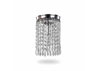 Lamp Plafondlamp Kroonluchter Zilveren plafondlamp Luchter Kristal