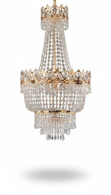 Kroonluchter plafondlamp Gouden plafondlamp Kandelaar Kristallamp 40x100