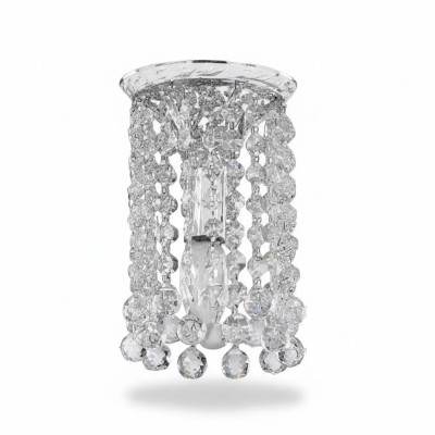 Kroonluchter Plafondverlichting Zilver Plafondlamp Luster Kristal Lamp