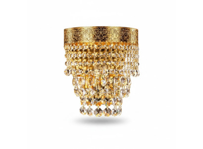 Lampen wandlamp wandlampen wandlamp kroonluchter wand kristal goud