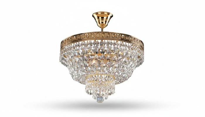 Kroonluchter Plafondlamp Luxe Goud Plafondlamp Kroonluchter Kristal Art