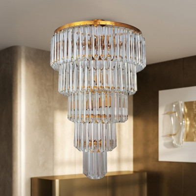 Plafondlamp Plafondluchter Luxe Goud Kroonluchter Kroonluchter Kristal Art
