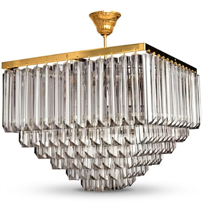 Plafondlamp Luxe Gouden Kroonluchter Plafondlamp Luchter Kristal Lamp