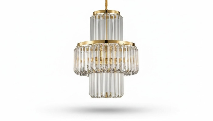 Plafondlamp Luxe Gouden Kroonluchter Plafondlamp Luchter Kristal Kunst
