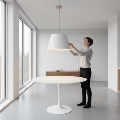 Kroonluchter plafondverlichting wit plafondlamp modern metaal nieuw
