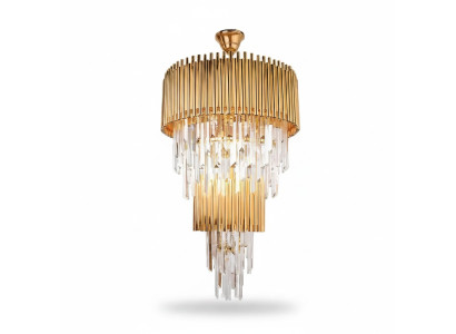 Luxe kroonluchter plafondlamp gouden plafondlamp kroonluchter kristal XXL
