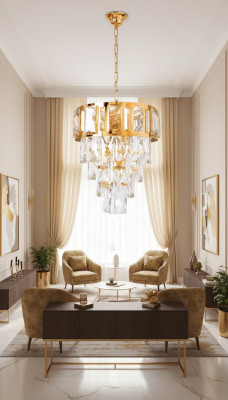 Luster Kroonluchter Plafondlamp Luxe Goud Kristallen Plafondlamp