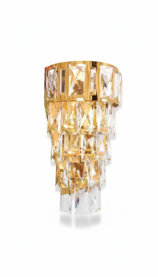 Wandlamp Wandlamp Wandlampen Kroonluchters Wandlampen Kristal Goud