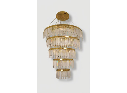 Kroonluchter Plafondlamp Luxe Gouden Hanglamp Luster Kristallen Lamp