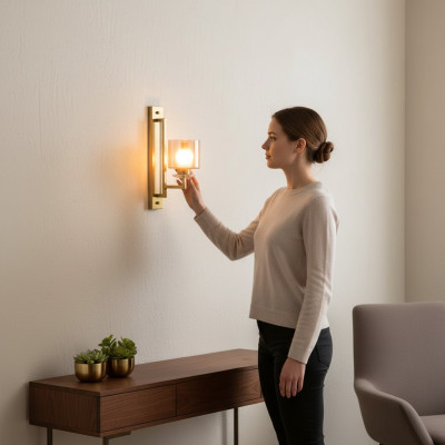 Wandlamp Wandlamp Wandlampen Modern Wandlampen Glas Goud