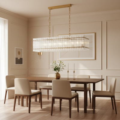 Luster Kroonluchter Plafondlamp Glas Plafondlamp Zilveren Kunstlampen