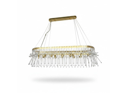Eettafellamp Plafondlamp Kroonluchter Plafondlamp Luxe Goud Kroonluchter Glas