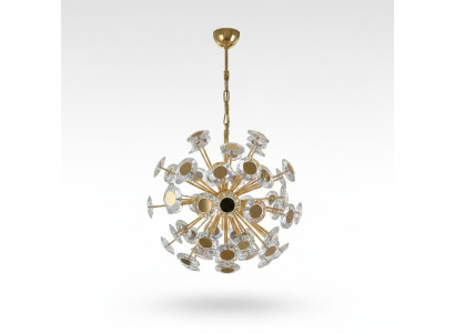 Kroonluchter plafondlamp goud plafondlamp kristal modern