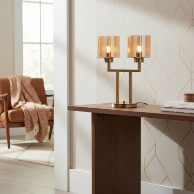 Tafellamp Tafellamp Lamp Verlichting Modern Goud Lampen Tafel Glas