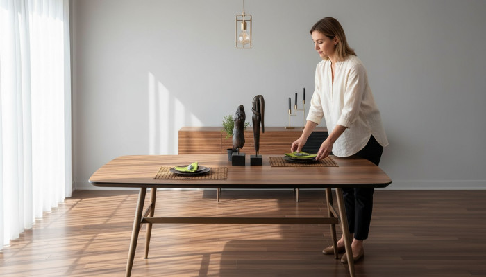 Eettafel Tafel Tafel Eethoek Houten Boerderij Eetkamer Ontwerp Tafels