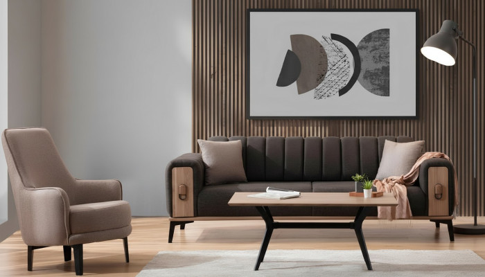 Edles bankstel Moderne bankstellen Driezitsbank fauteuil Bankstellen Luxe meubels