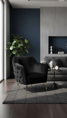 Moderne meubels Luxe Chesterfield fauteuil Cocktails fauteuil Roestvrijstalen meubels