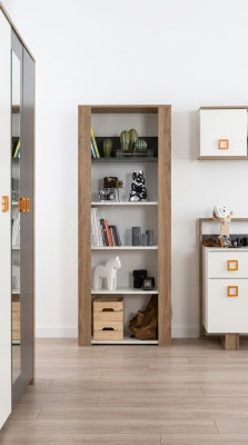 Boekenkast staande plank kinderkast plank boekenkast hout bruin nieuw