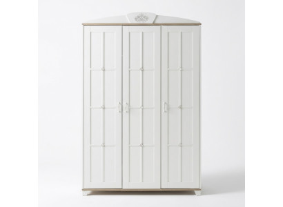 Ontwerp kledingkast kast houten kast meubels hout luxe wit 3 deuren