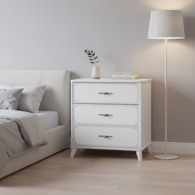 Sideboard Commode Kast Hout Ladenkast Slaapkamer Design Wit Luxe