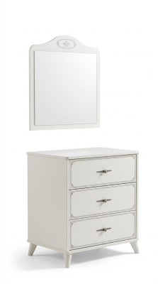 Groep dressoir met spiegelkast hout dressoirs sideboard wit luxe