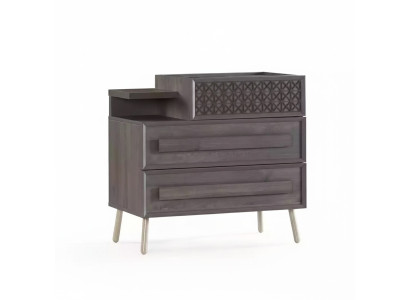 Ladekast kast hout ladenkasten slaapkamer dressoir ontwerp grijs luxe