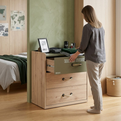 Ladenkast Kast Hout Ladenkasten Kindermeubelen Dressoir Ontwerp Groen Luxe