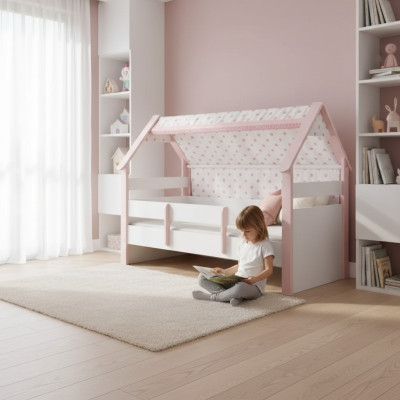 Kinderbed Bed Frame Kinderkamer Hout Wit Bedden Kindermeubilair